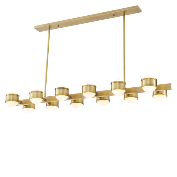 Aldo Modern Brass Chandelier 