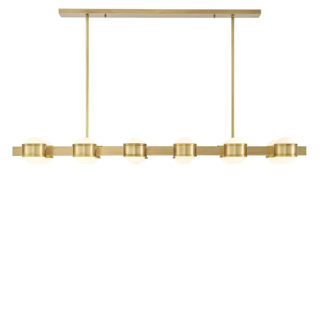 Aldo Modern Brass Chandelier 