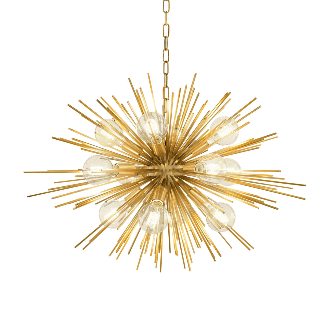 Boivin Modern Brass Chandelier - [Brass]