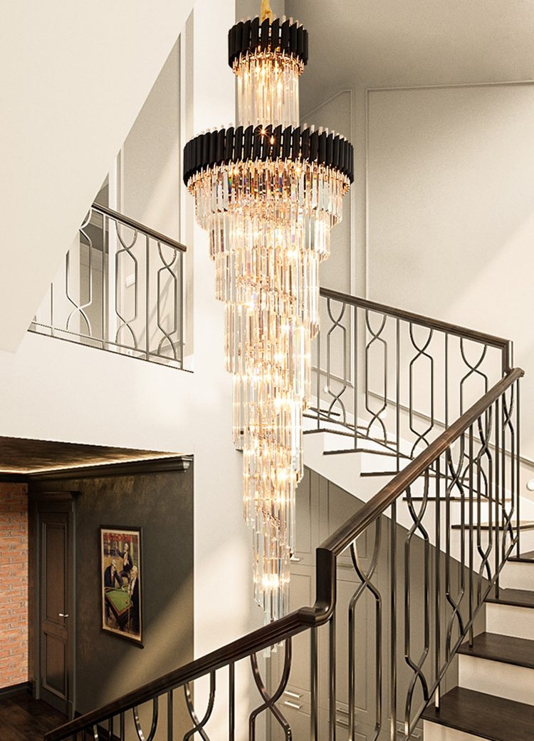 Agama Multiple-Tier Crystal Chandelier