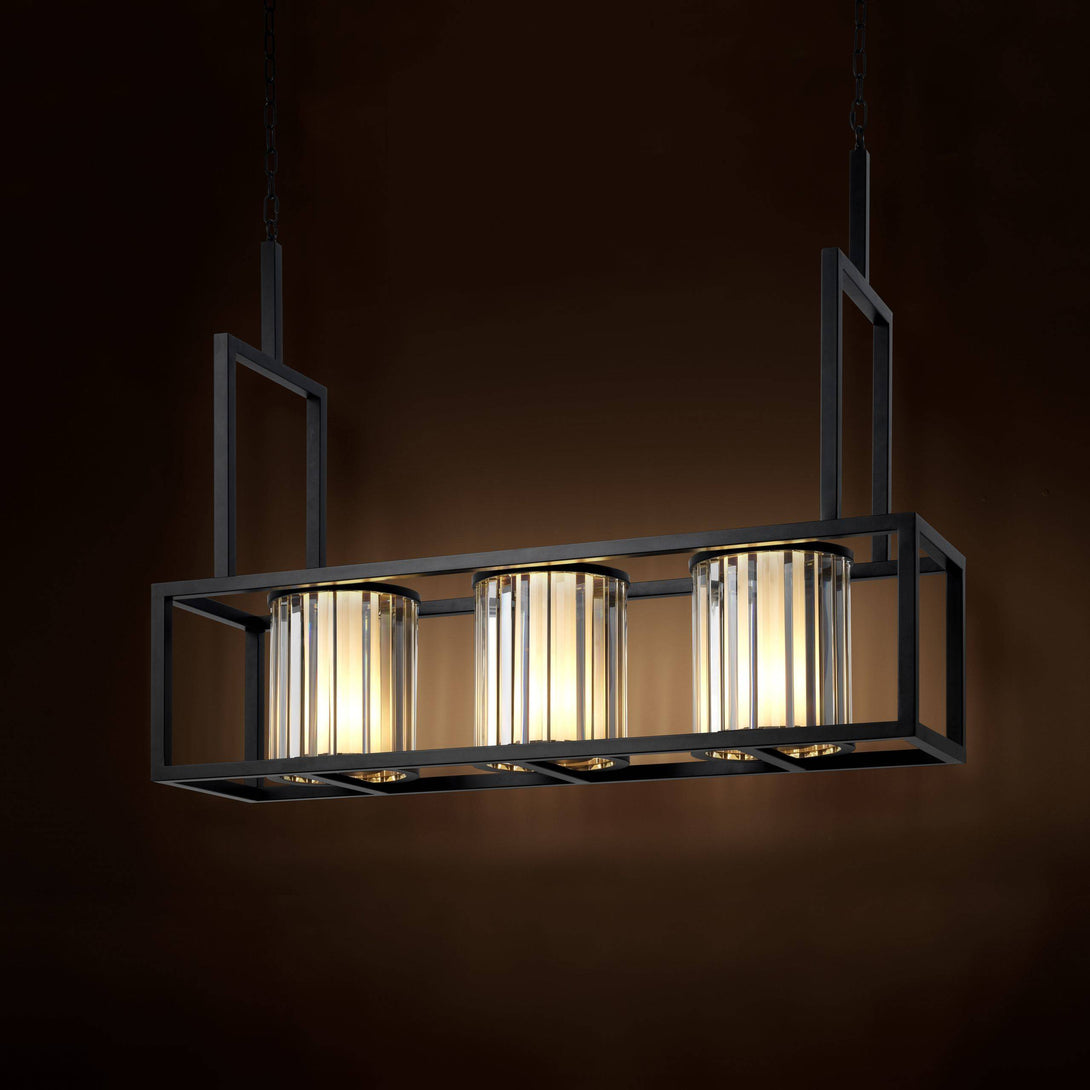 Carducci Modern Chandelier - [Black] 