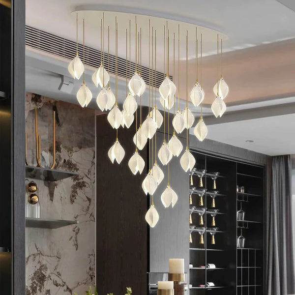 Luxury Bloom Ceramic Chandelier