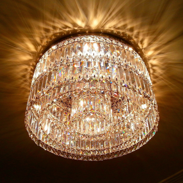 Circulus Modern Glass Chandelier - Luchiante