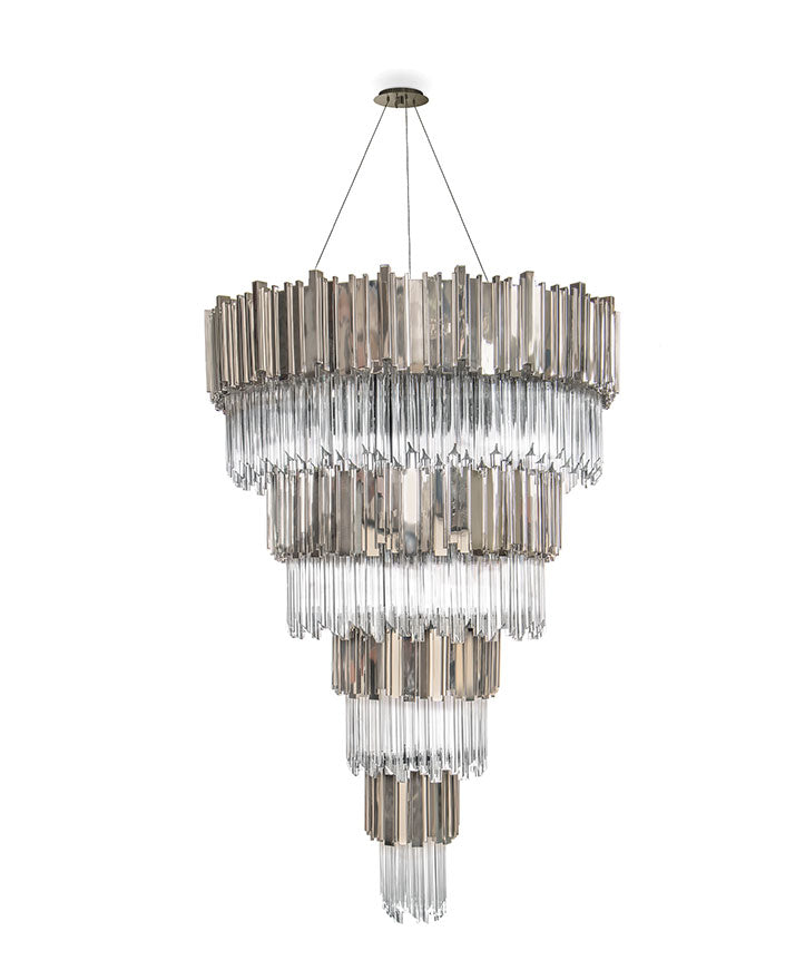  Evan 75 Light Crystal Modern Chandelier