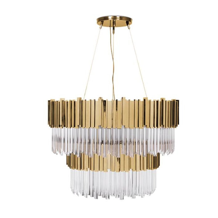  Evan 32-Light Crystal Modern Chandelier