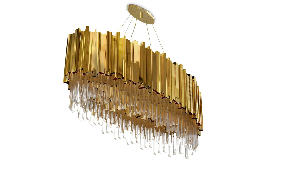  Evan Oval Suspension Modern Chandelier