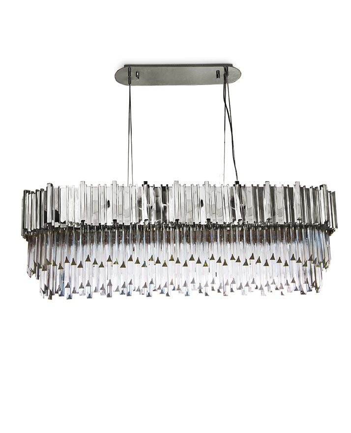 Evan Snooker 16-Light Crystal Modern Chandelier