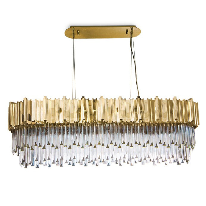 Evan Snooker 16-Light Crystal Modern Chandelier