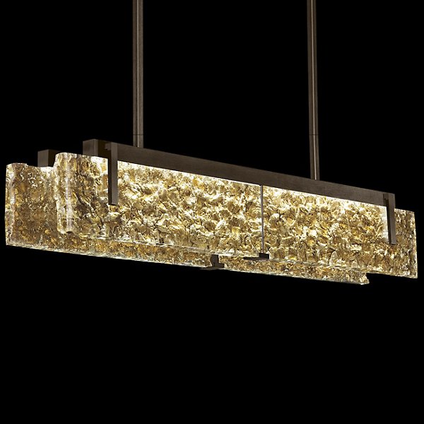 Terra LED Linear Suspension Chandelier 58"