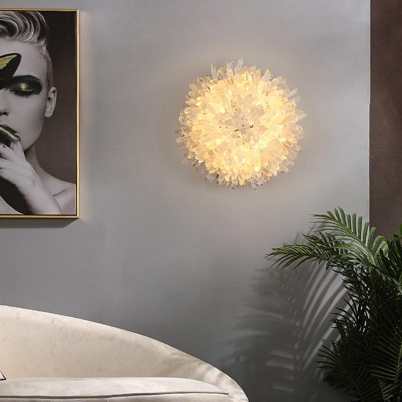 Yana Crystal Sunflower Wall Sconce