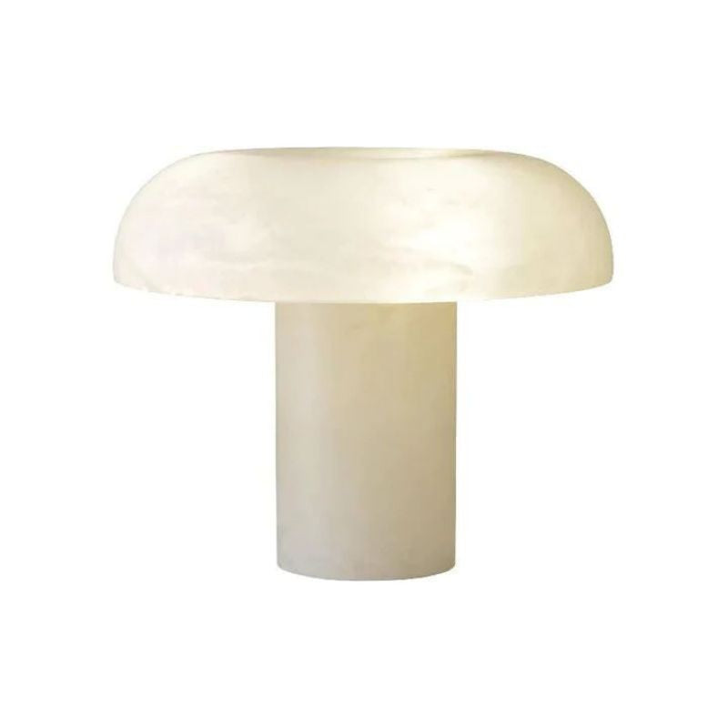 Alabaster Mushroom Shape Table Lamp