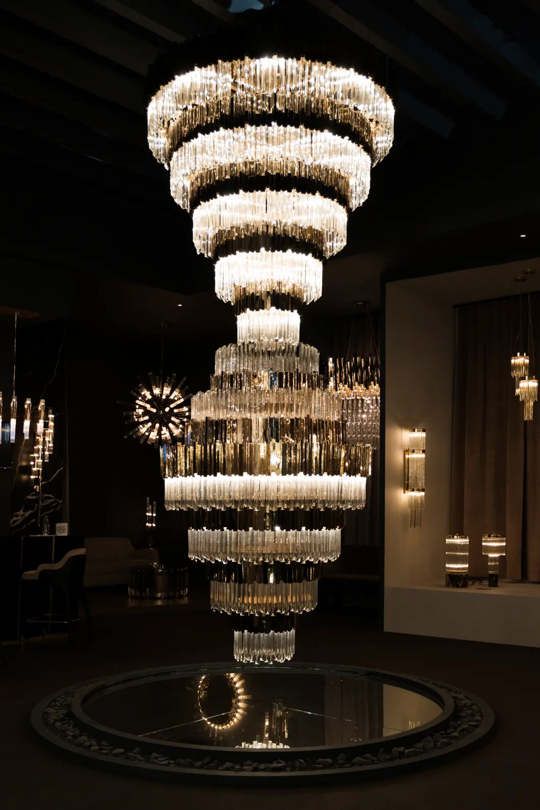  Evan XL Crystal Modern Chandelier