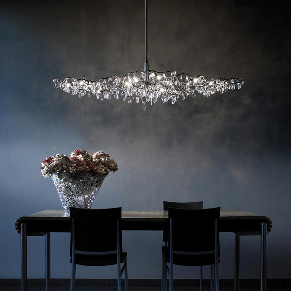 Krist Modern Crystal Bar Chandelier