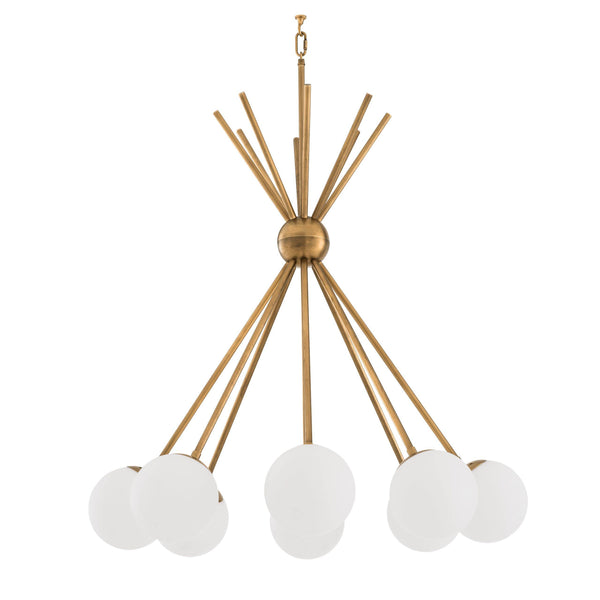 Luxor Modern Brass Chandelier - [Brass]