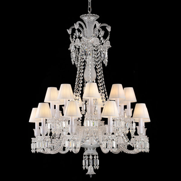 Fanci Long Neck Zenith Crystal Chandelier