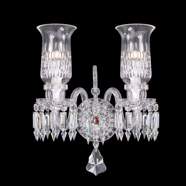 Fanci Elegance Crystal Cup Wall Sconce