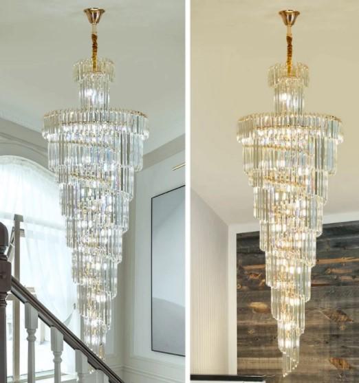 Adrinus Multiple-Tier Crystal Chandelier