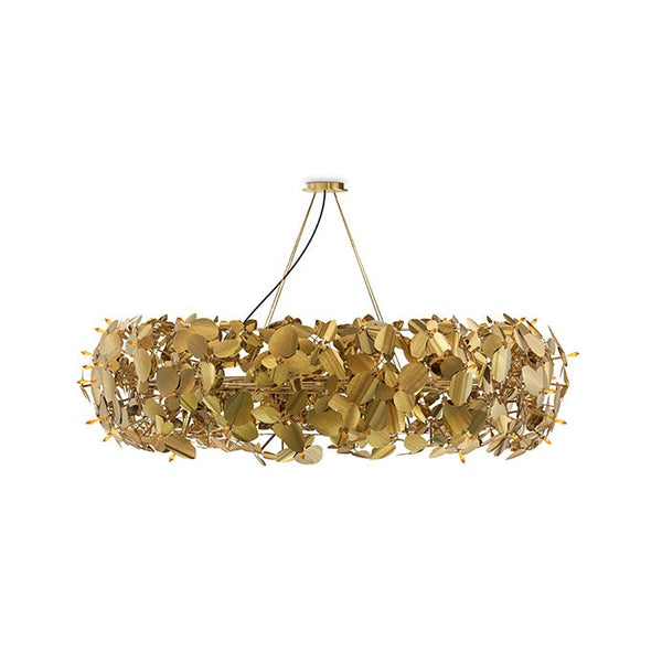 McQueen Round 18 Light Crystal Modern Chandelier - Luxxu