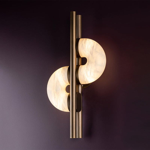 Modern Alabaster Global Wall Light