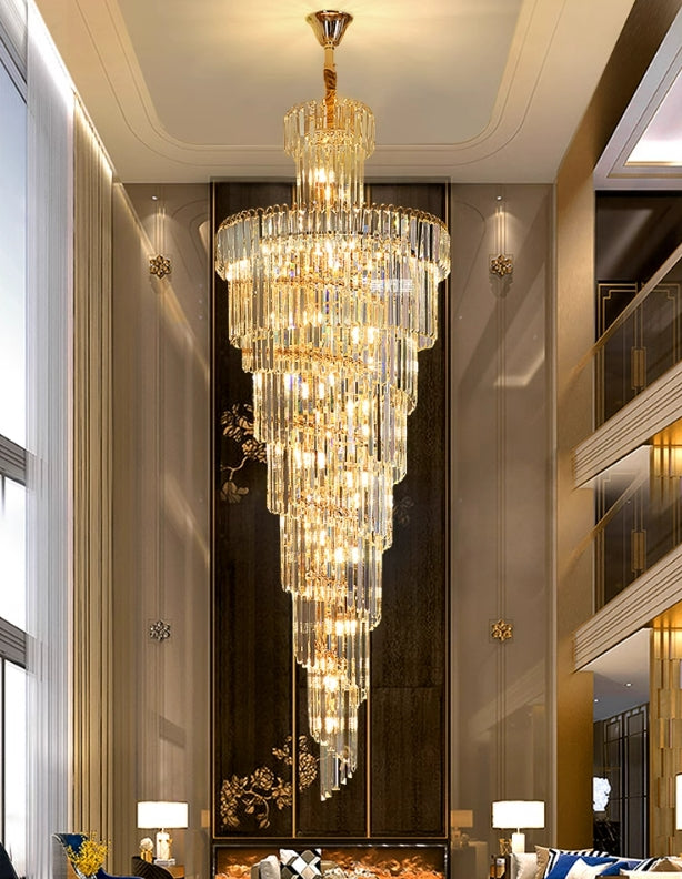 Adrinus Multiple-Tier Crystal Chandelier