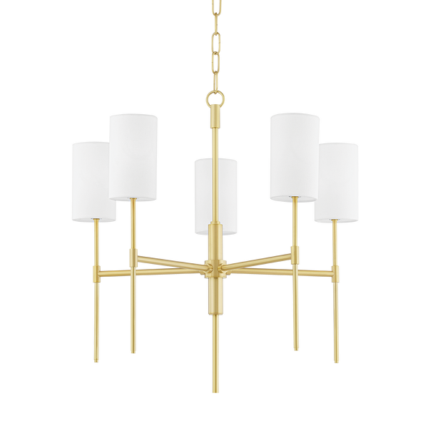 Olivia Modern Chandelier - H223805 - Mitzi