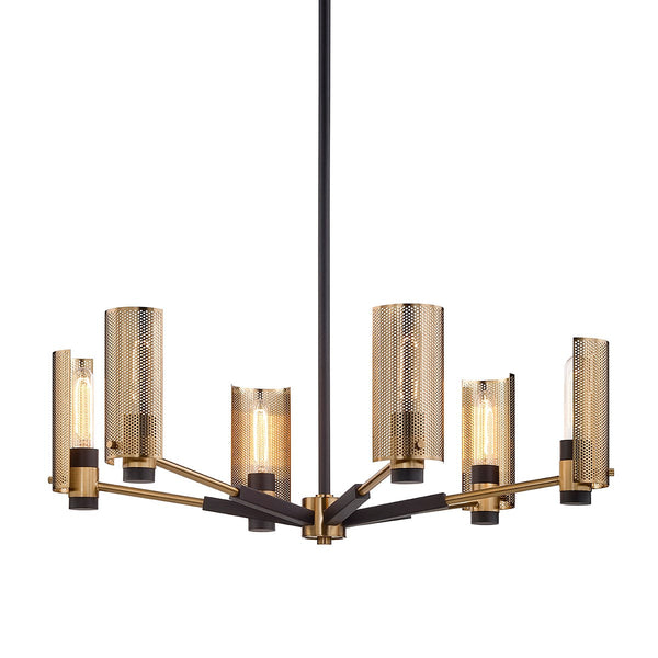 Pilsen Modern Brass Chandelier [2 Sizes] - Troy Lighting