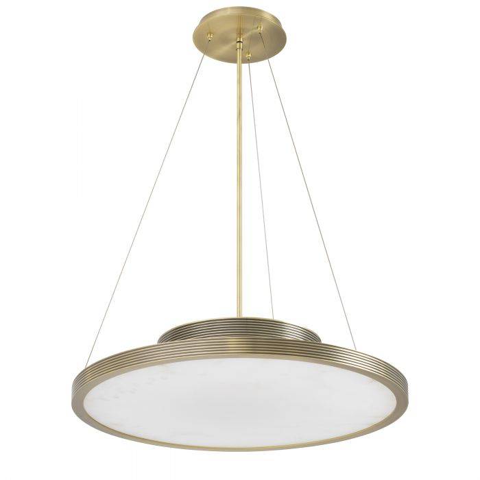 Pullman Modern Brass Chandelier - [Brass]