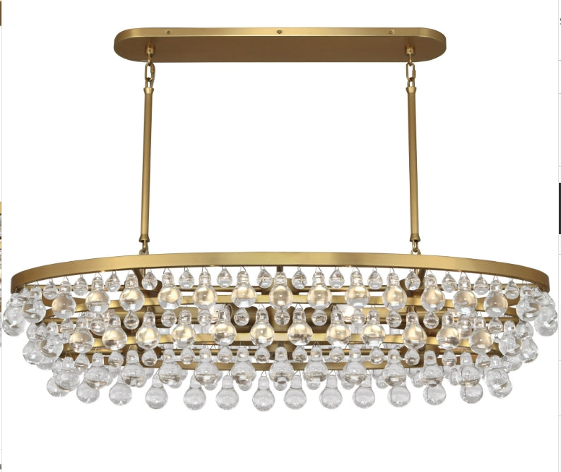 Boris Oval Crystal Chandelier