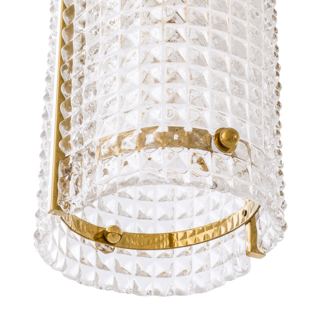 Reflecto Modern Glass Chandelier - [Gold]