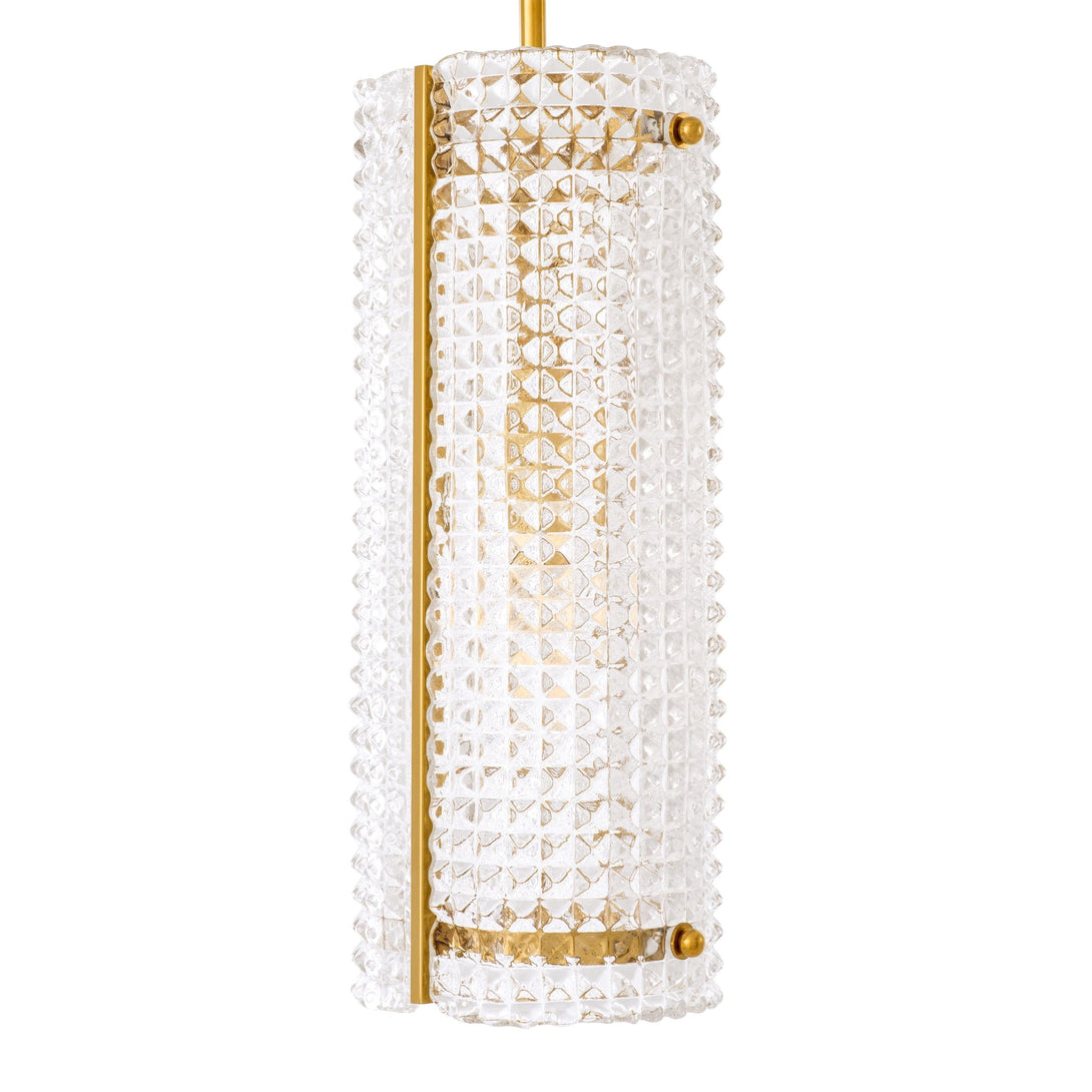 Reflecto Modern Glass Chandelier - [Gold]