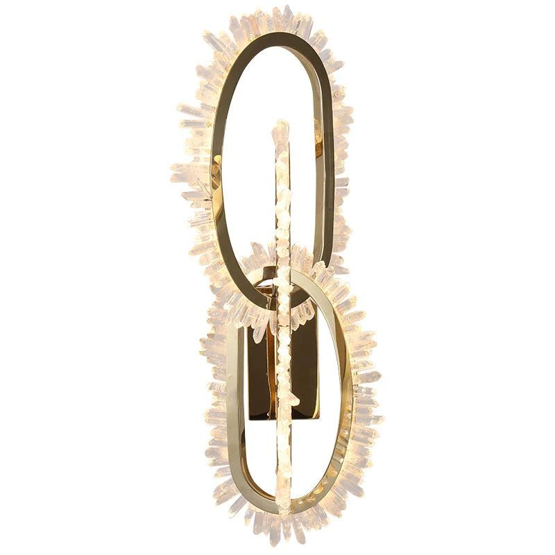 Rock Crystal Unique Modern Wall Sconce