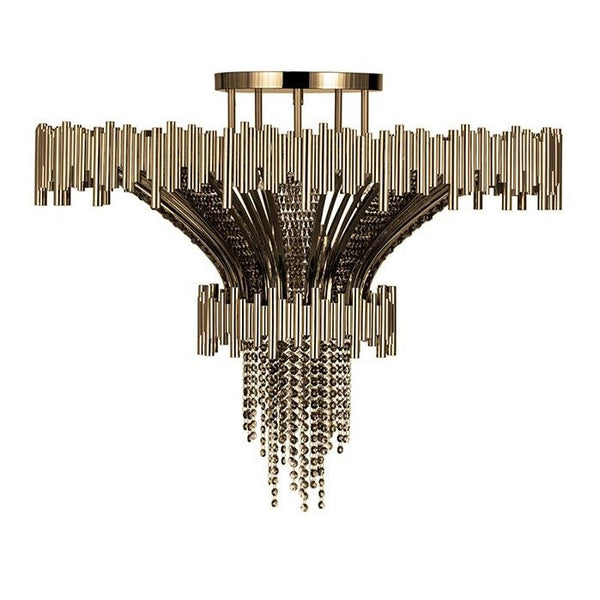 Scala Plafond 10-Light Modern Chandelier - Luxxu