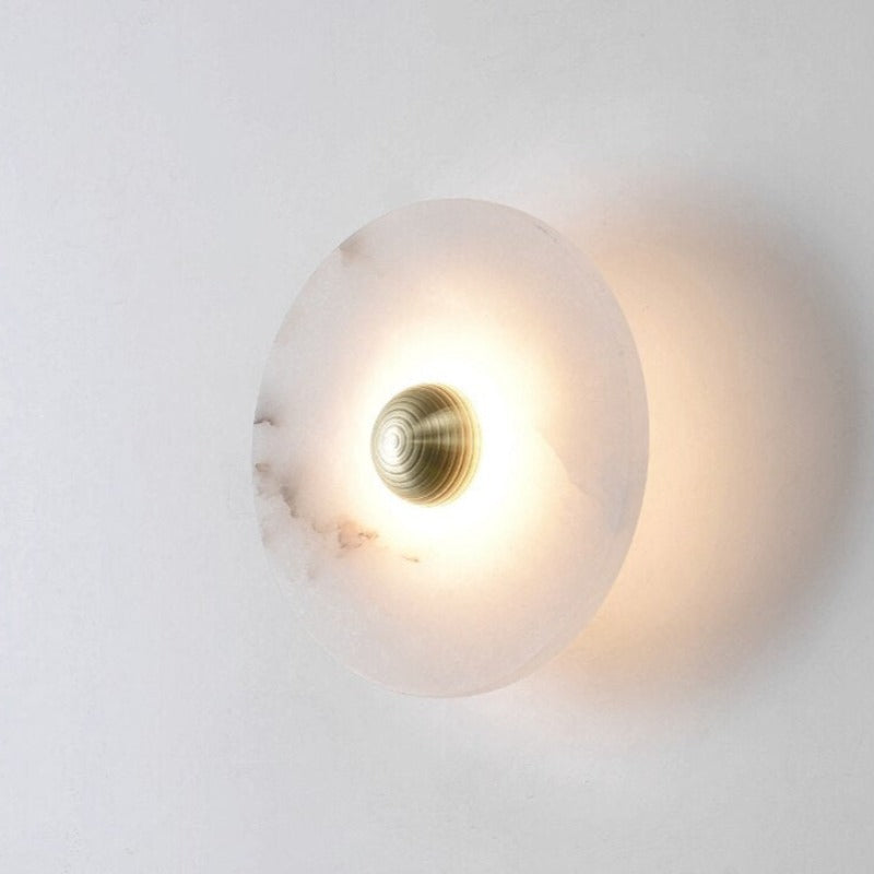 Moonshade Natural Marble Sconce