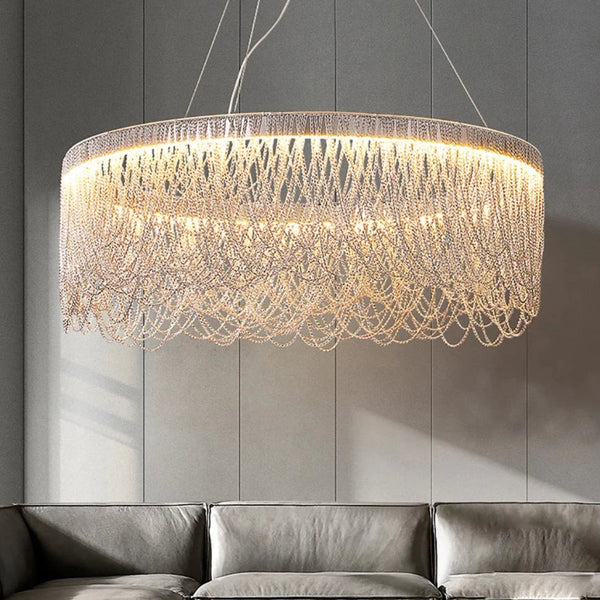 Cadenazzo Tassel Modern Ring Chandelier