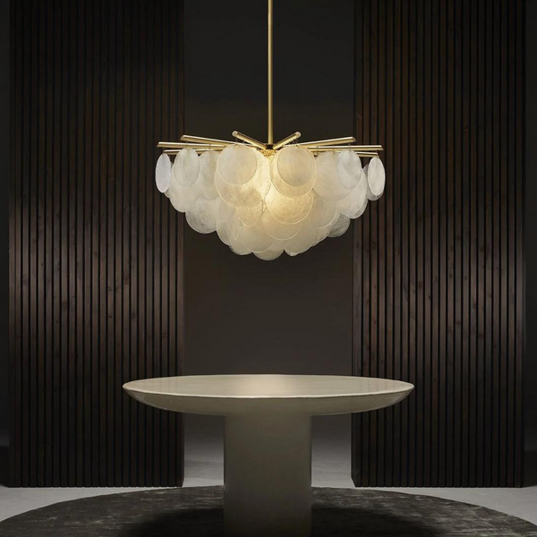 Noral Round Modern Chandelier Large - CTO Lighting