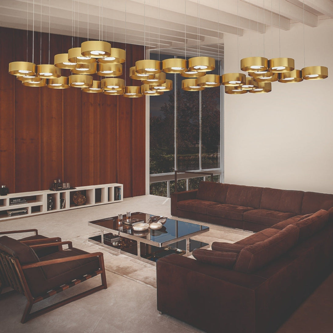 Locky  OR3 | 3-Light Modern Chandelier - Masiero