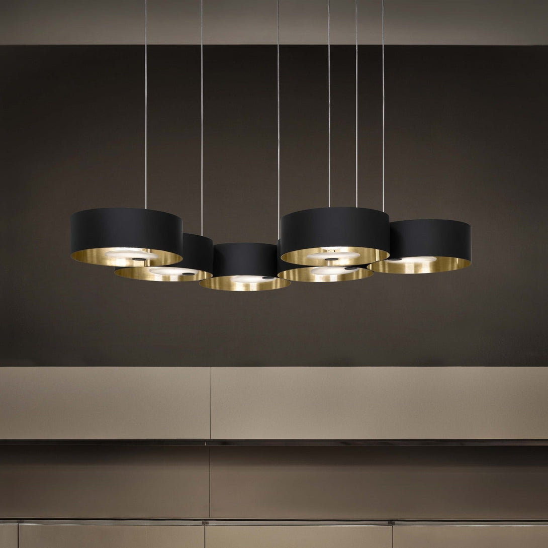 Locky  OR6 | 6-Light Modern Chandelier - Masiero