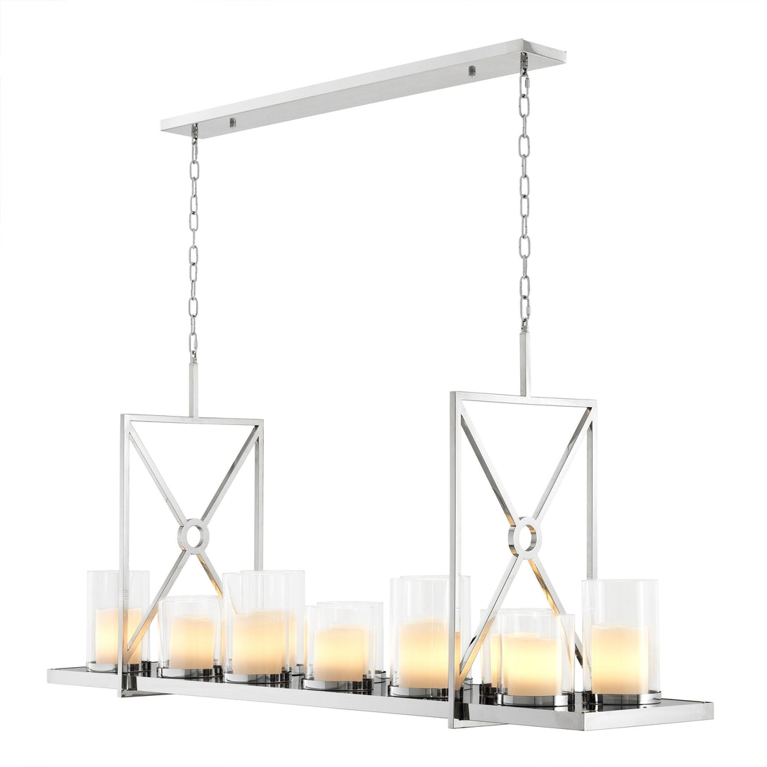 Summit Modern Chandelier - [Steel/Brass]