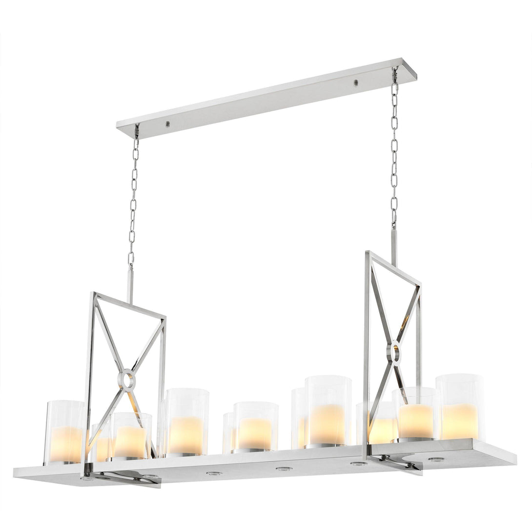 Summit Modern Chandelier - [Steel/Brass]