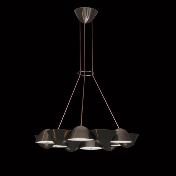 The Knight 12-Light Modern Brass Chandelier - Lobmeyr