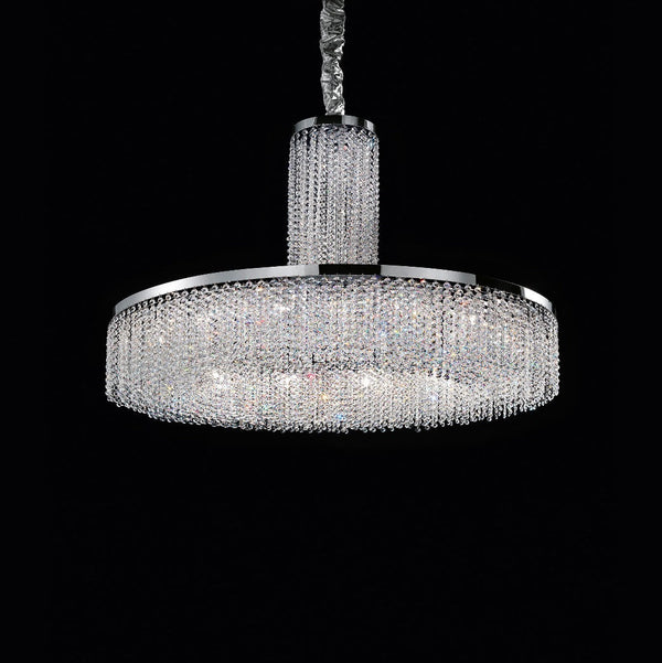 VE815 12-Light Modern Glass Chandelier - Masiero