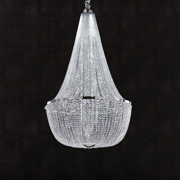 VE864 Crystal Modern Chandelier Basket [4 Sizes] - Masiero