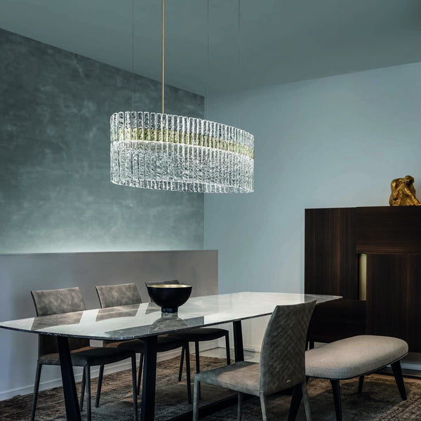 Vegas S OV 85/120/160 | LED Modern Chandelier - Masiero