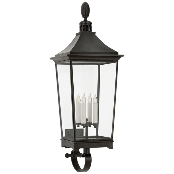 Belaire Large 3/4 Wall Lantern  Outdoor