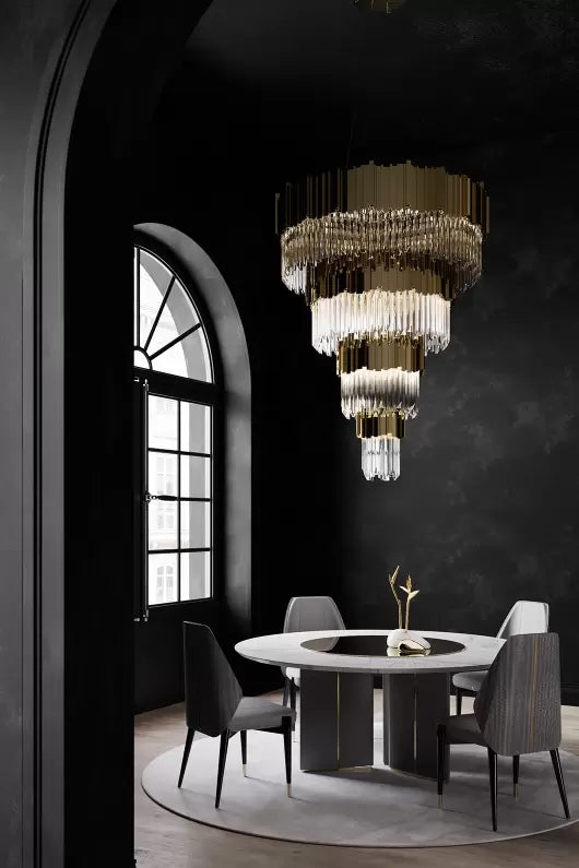  Evan 75 Light Crystal Modern Chandelier