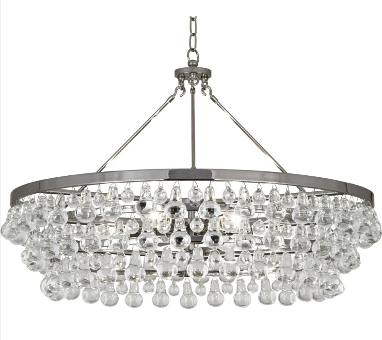 Boris Teardrop Crystal Chandelier 65"L 