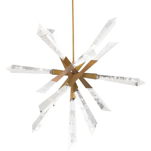 LED Pendant in Antique Nickel by Schonbek Beyond from the Solitude collection