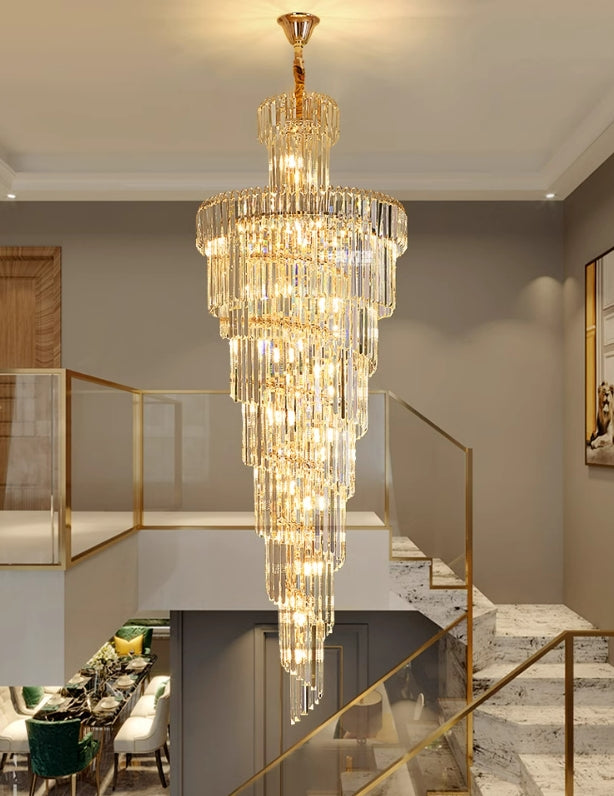 Adrinus Multiple-Tier Crystal Chandelier