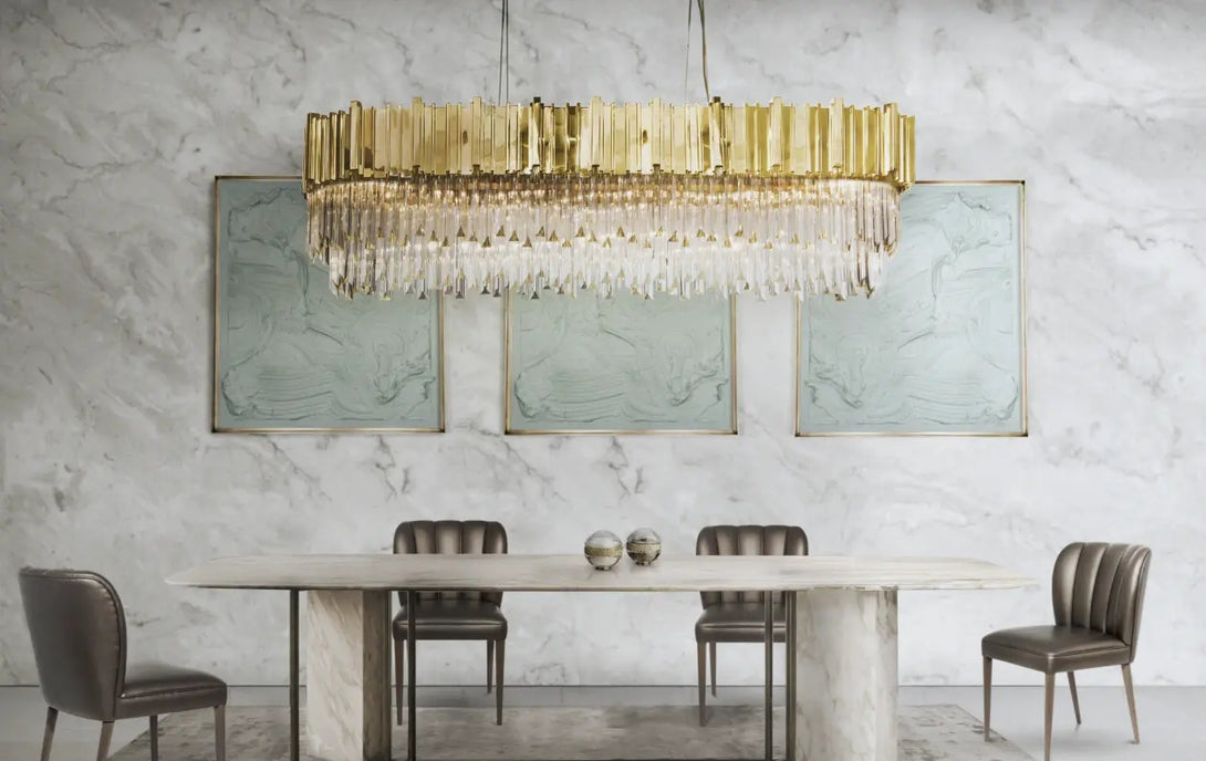 Evan Snooker 16-Light Crystal Modern Chandelier