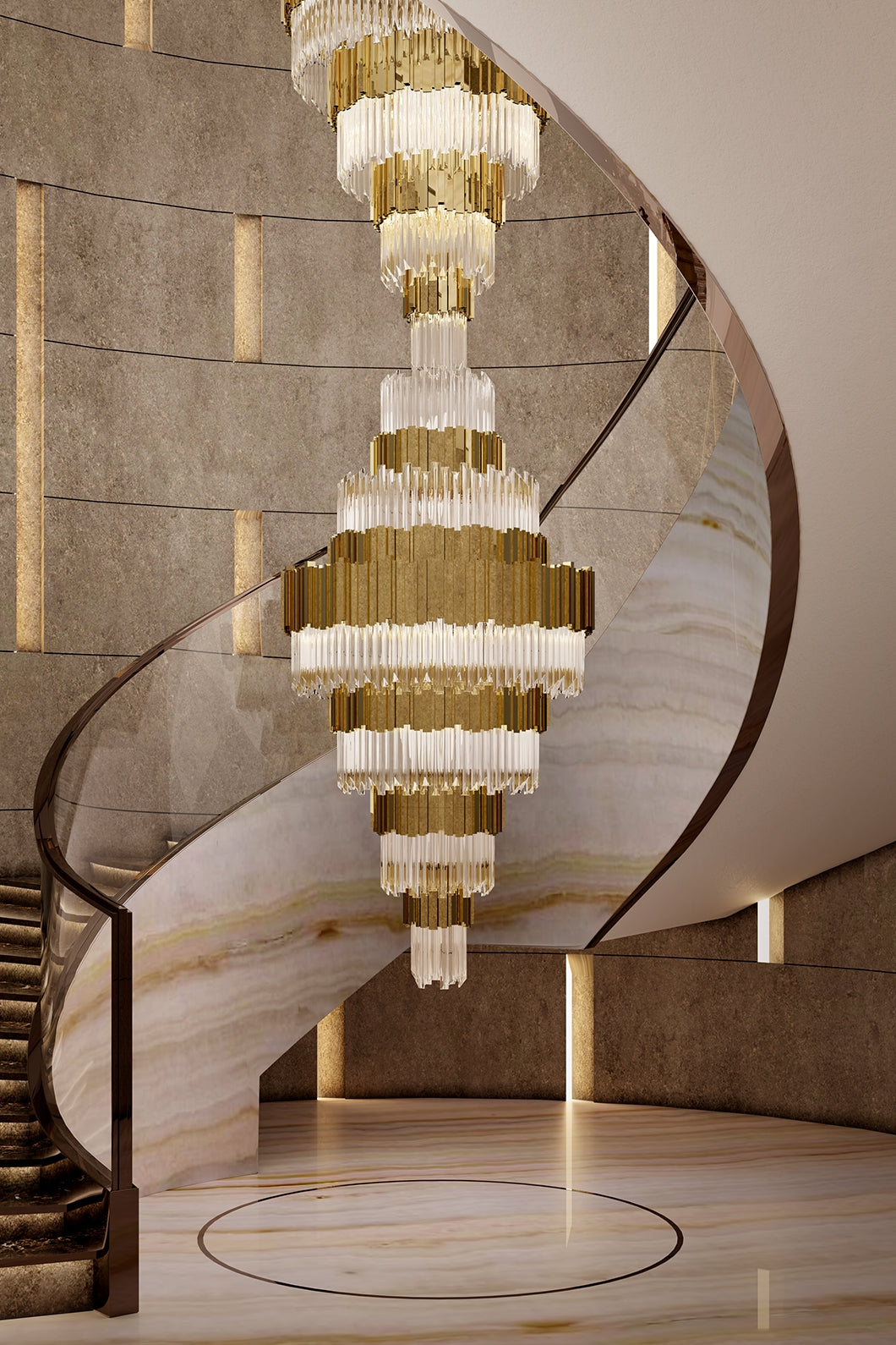  Evan XL Crystal Modern Chandelier